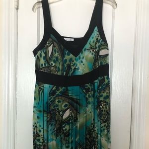 Green dress